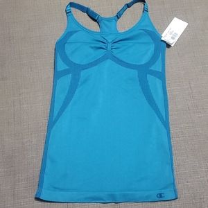 Champion teal seamless long tank top